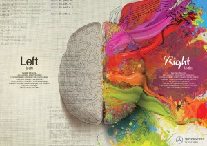 Left Brain Right Brain - Mercedes Benz Ad